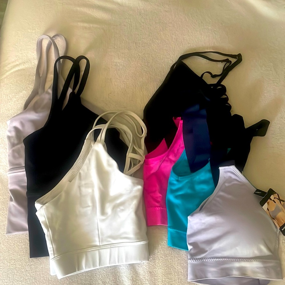 L/XL bralettes lot